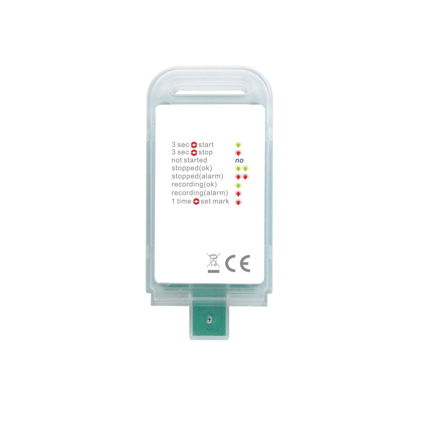 2.2 -30°C to 70°C 3-Use Temp USB PDF Data Logger w/ Display (5 Pieces)